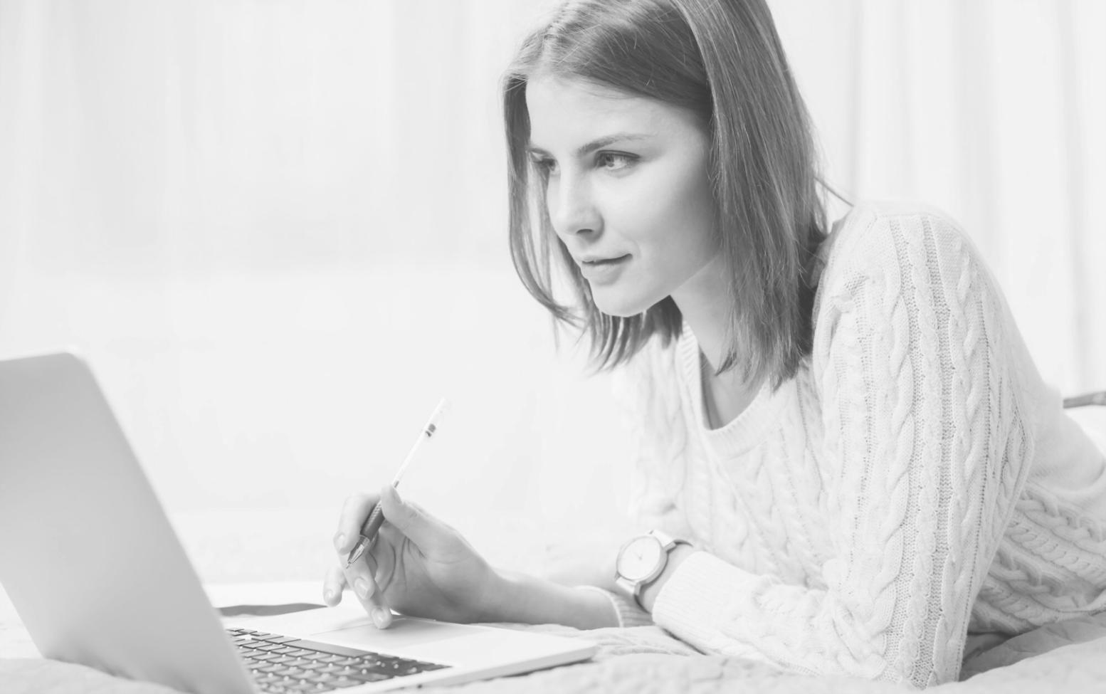 Financial analysis workspace with documents and digital tools